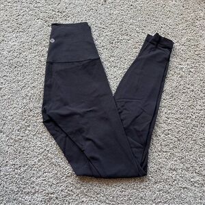 Lululemon Black Wunder Under Smooth Cover High Rise Tight Size 4
